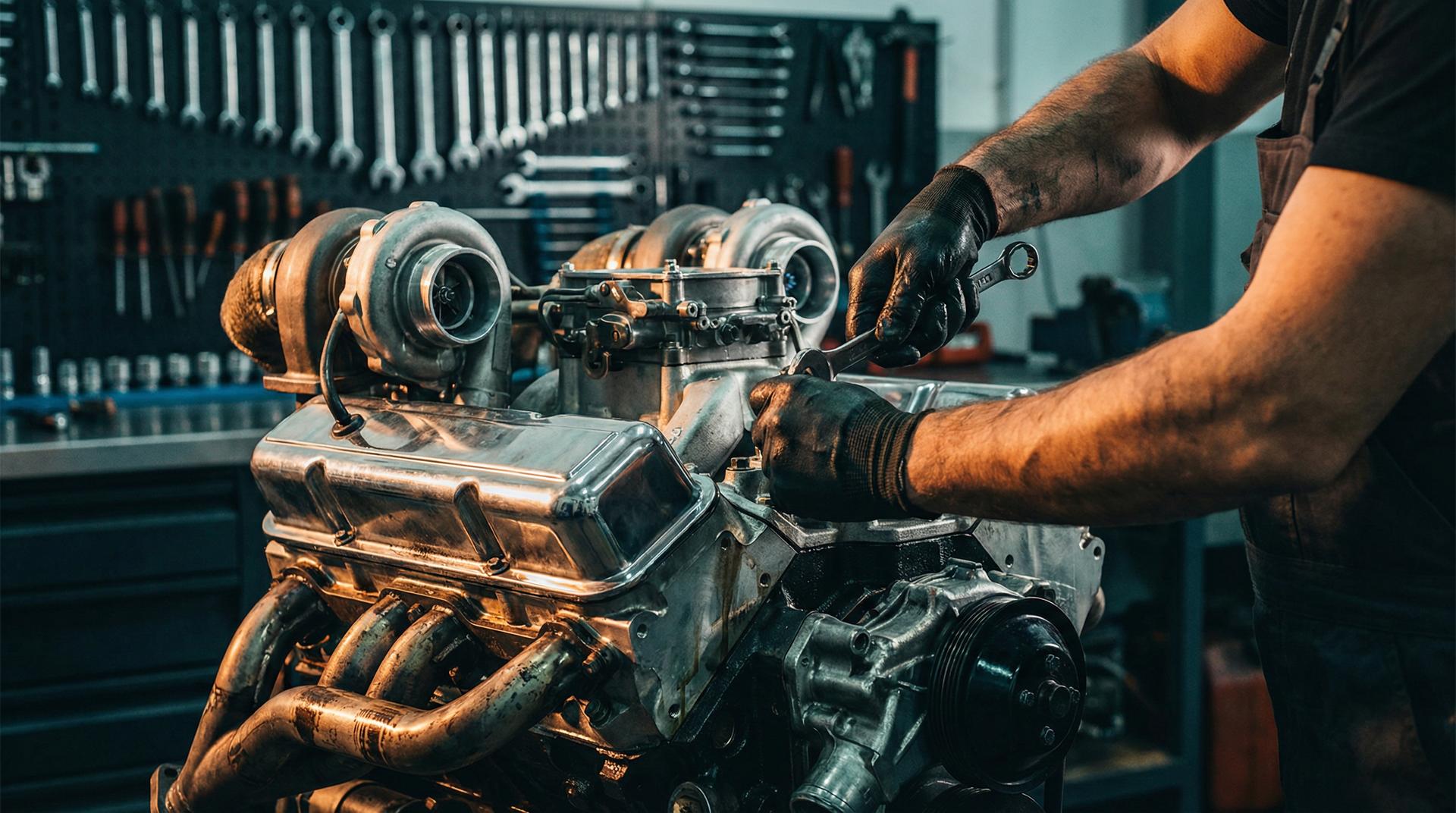 男同视频修车视频 - 涡轮增压发动机拆解